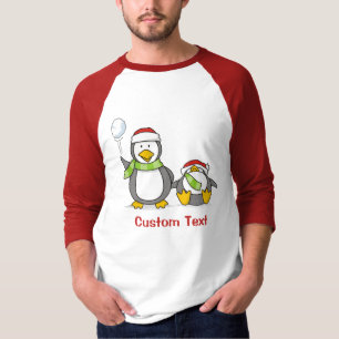T-shirts Pinguins de neve de Natal