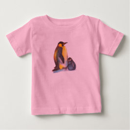 T-shirts Pinguins Macacão de Bebê Tutu, Rosa