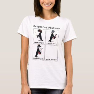 T-shirts pinguins perigosos