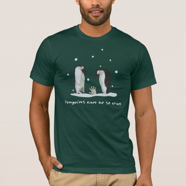 T-shirts Pinguins (T escuro) (Frente)