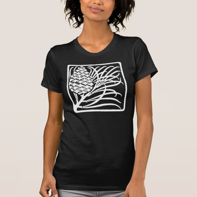T-shirts Pinhão Art Nouveau (Frente)