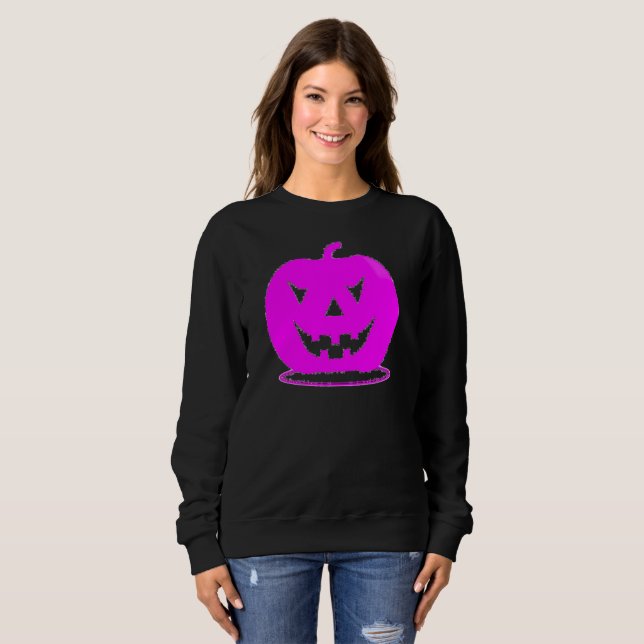 T-shirts Pink Jack o'lantern Halloween Thunder_Cove (Frente Completa)