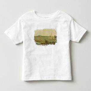 T-shirts Pinnace que navega abaixo do Ganges após o forte