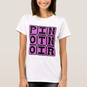 T-shirts Pinot Noir, Vinho Tinto