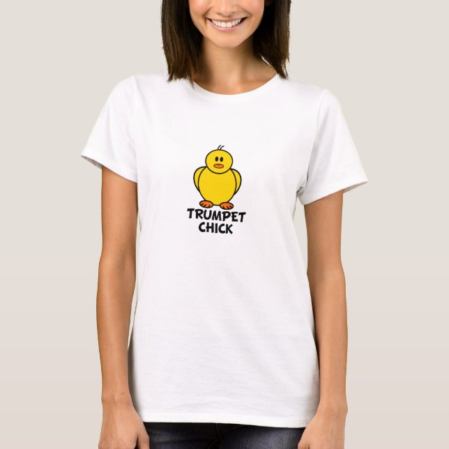 T-shirts Pintinho da trombeta (Frente)
