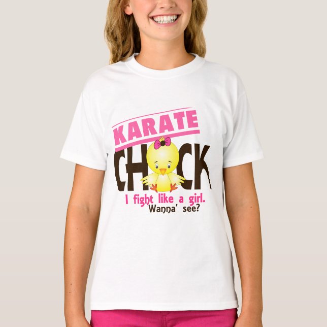 T-shirts Pintinho de Karate 1 (Frente)