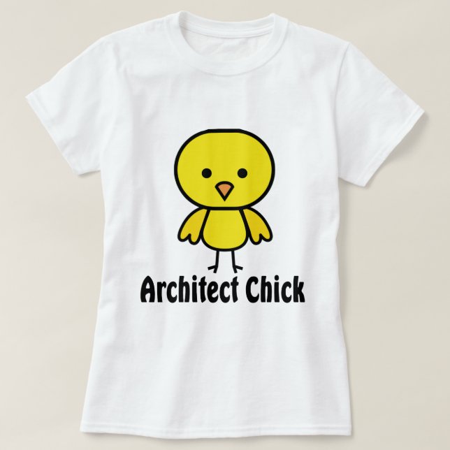 T-shirts Pintinho do arquiteto (Frente do Design)