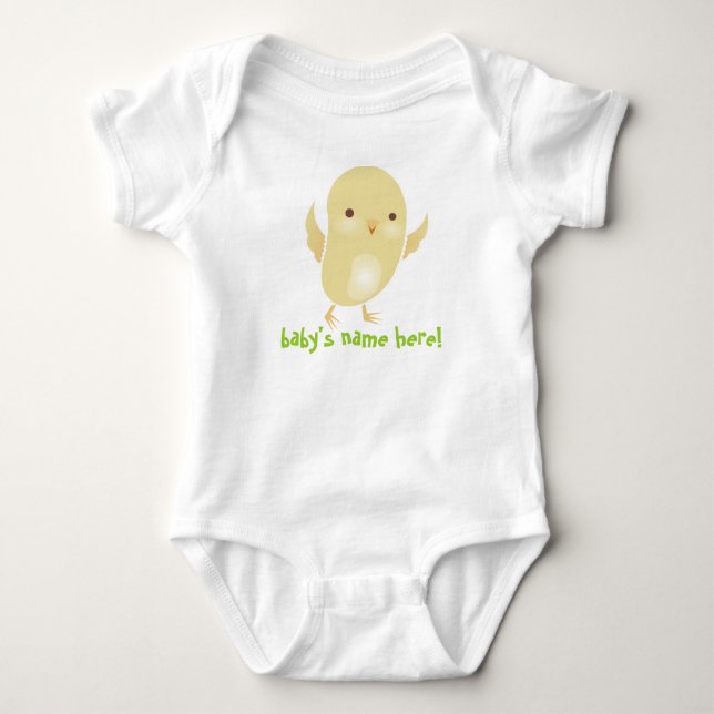 T-shirts Pintinho do bebê (Frente)