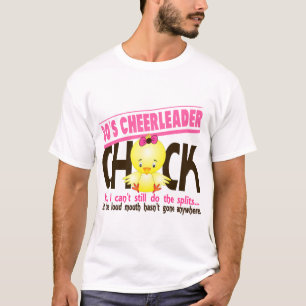 T-shirts pintinho do cheerleader do anos 80