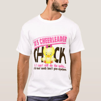 T-shirts pintinho do cheerleader do anos 80