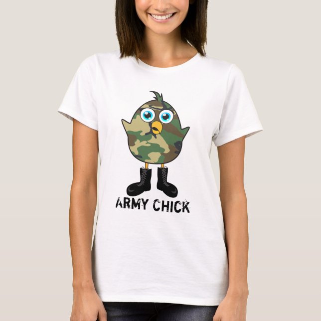T-shirts Pintinho do exército (Frente)