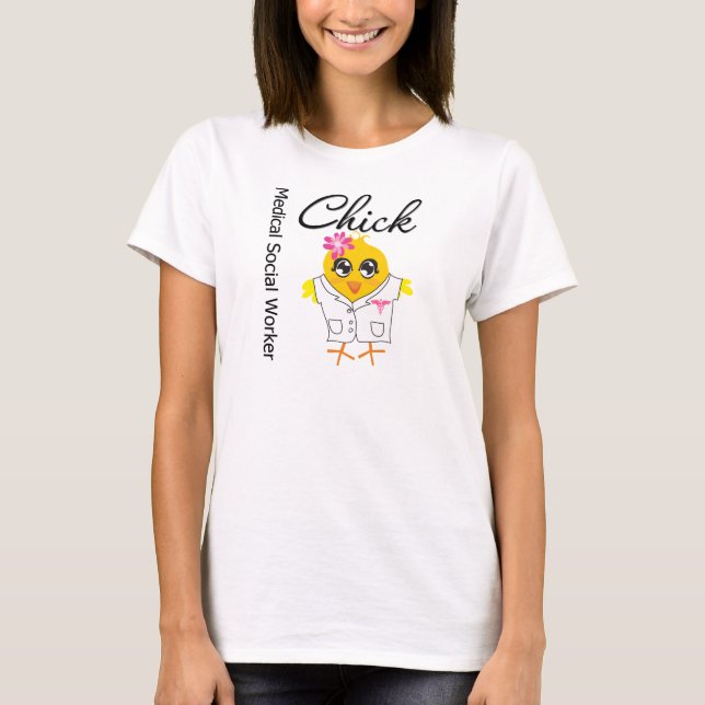 T-shirts Pintinho do Trabalhador Social Médico (Frente)
