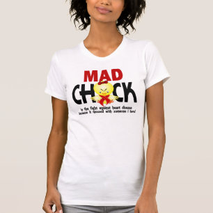 T-shirts Pintinho louco na doença cardíaca da luta