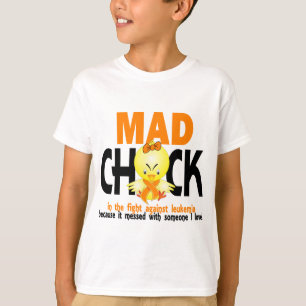 T-shirts Pintinho louco na leucemia da luta