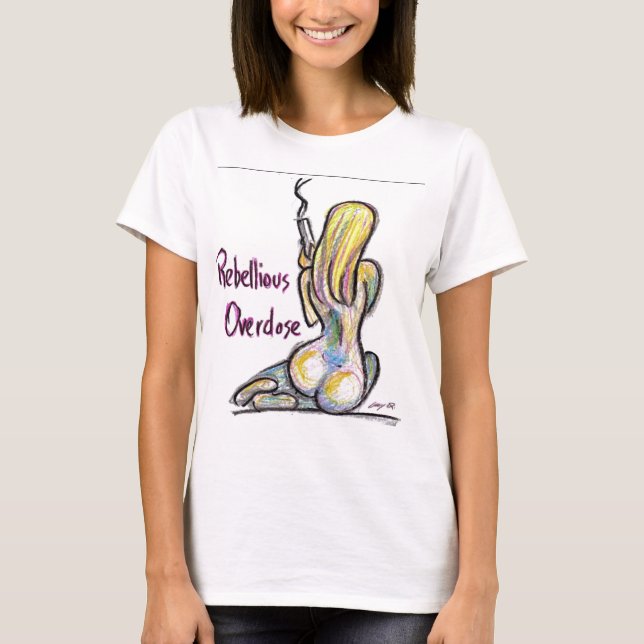 T-shirts Pintinho rebelde 06 da overdose (Frente)