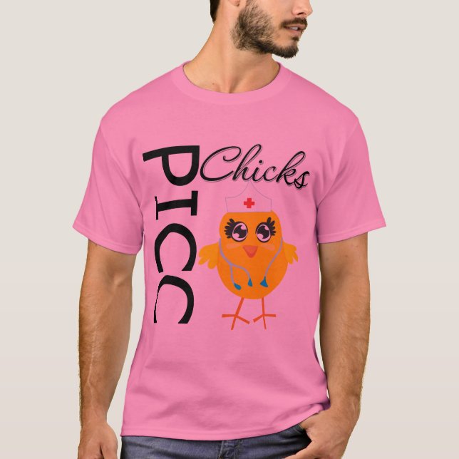 T-shirts Pintinhos de PICC - acima de 6X (Frente)
