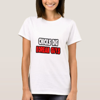 T-shirts Pintinhos Dig Caras Coreanas