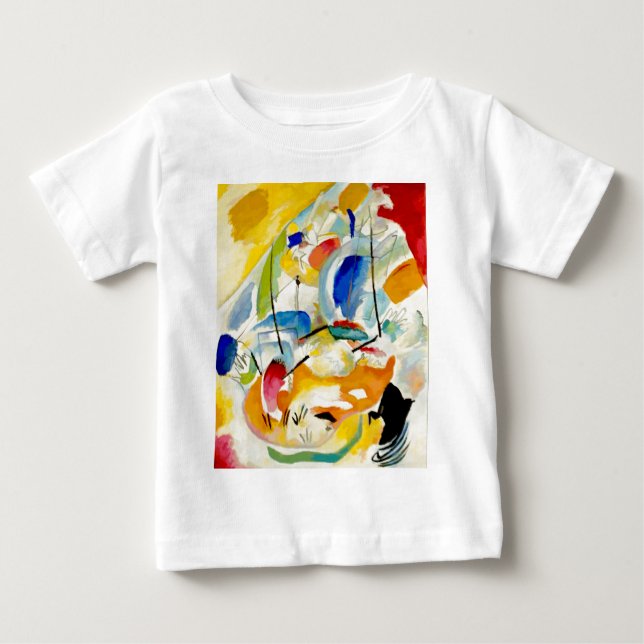 T-shirts Pintura Batalha Naval de Kandinsky 1913 (Frente)
