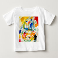 Pintura da Batalha do Mar de Kandinsky em 1913