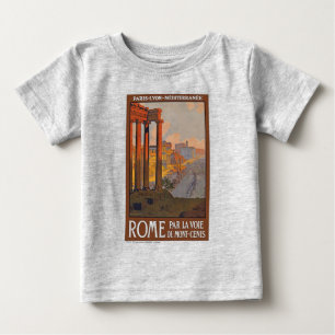 T-shirts Pintura de anúncio de viagem da Roma Antiga
