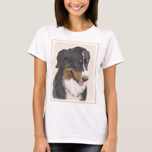 T-shirts Pintura de Cachorro de Montanha Bernese - Arte Ori