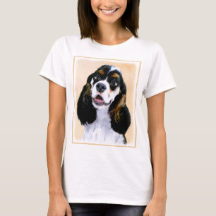 T-shirts Pintura De Cocker Spaniel (Participante) - Arte De