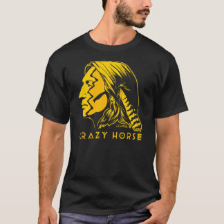 T-shirts Pintura de guerra louca do cavalo