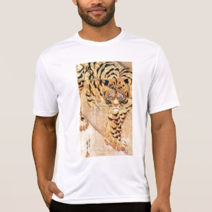 T-shirts Pintura de um tigre no século XIX por Kuniyoshi Ut