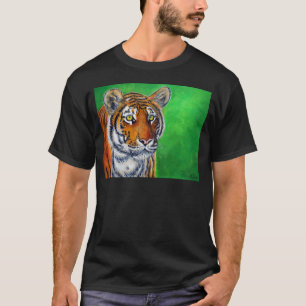 T-shirts Pintura do tigre