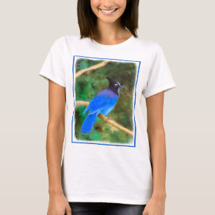 T-shirts Pintura em Jay de Steller - Arte original sobre p