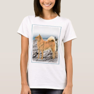 T-shirts Pintura em Seashore - Arte Canina
