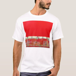 T-shirts Pintura vermelha