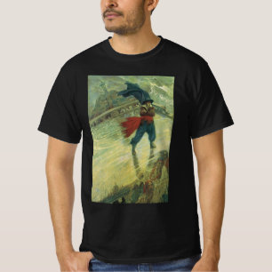 T-shirts Pirata Antigo, O Holandês Voador por Howard Pyle