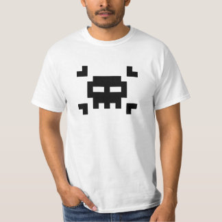 T-shirts pirata de 8 bits