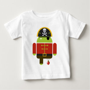 T-shirts Pirata do Android - Andy