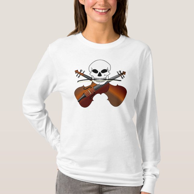 T-shirts Pirata do violino (Frente)