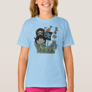 T-shirts Pirata e navio de pirata