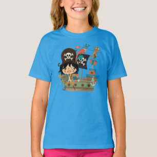 T-shirts Pirata e navio de pirata