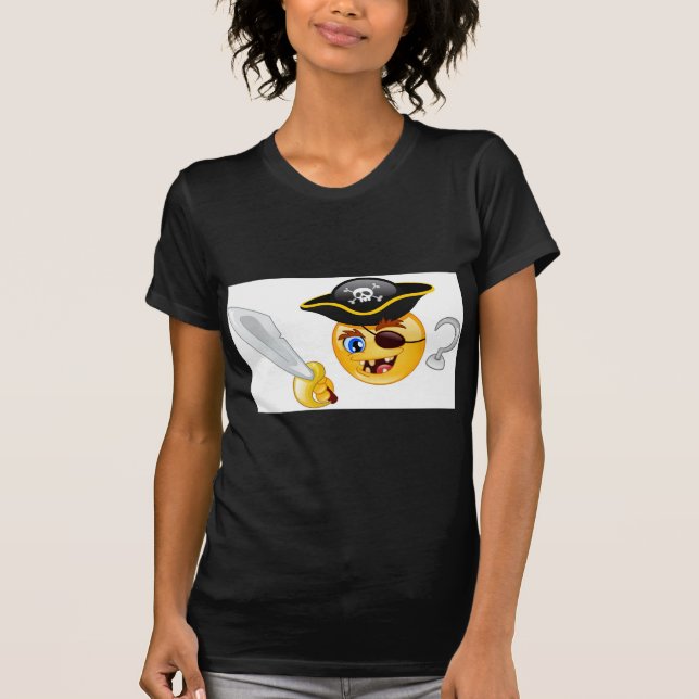 T-shirts pirata emoji (Frente)