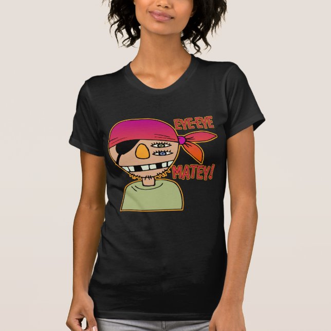 T-shirts Pirata Galo-Eyed (Frente)