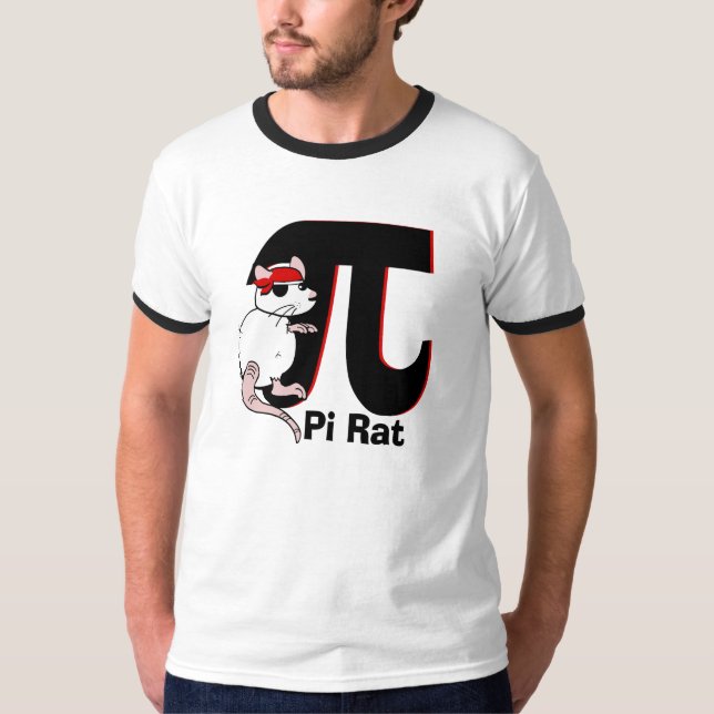 T-shirts pirata Pi Day (Frente)