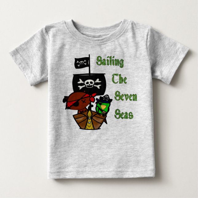 T-shirts Pirata Sete Mares (Frente)