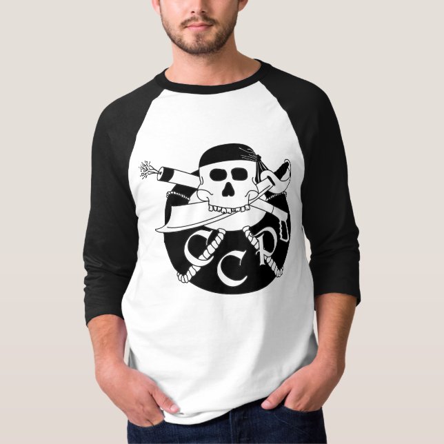 T-shirts Piratas de Cache Creek (Frente)