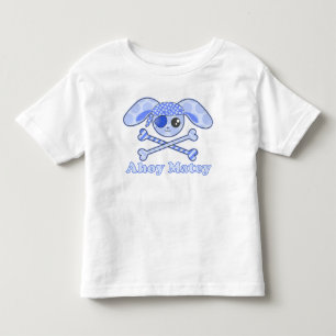 T-shirts Pirate Azul Kawaii Bunny