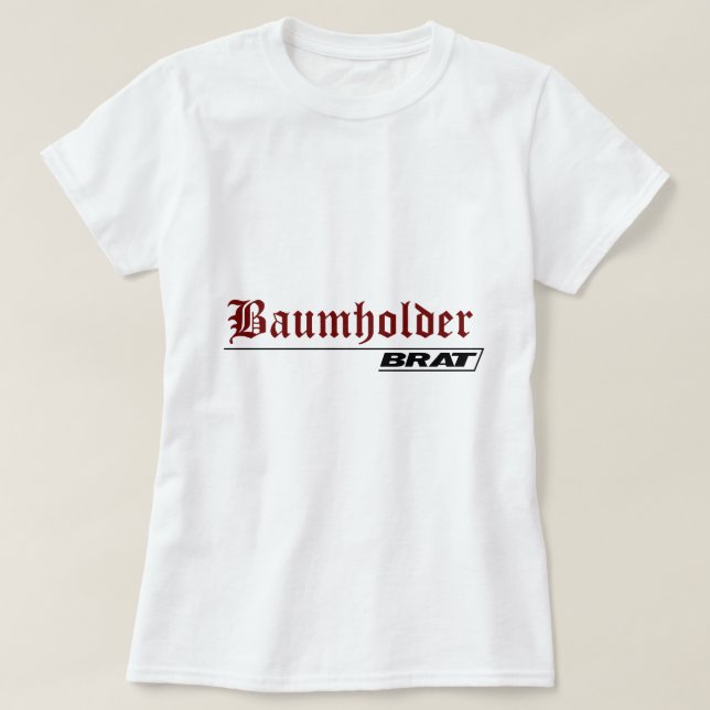 T-shirts Pirralho de Baumholder - A001L (Frente do Design)