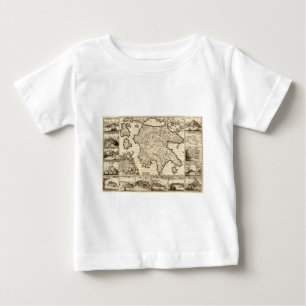 T-shirts Piscina 1688/mapa Peloponnesian grego