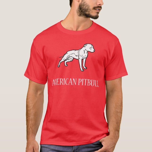 T-shirts pitbull (Frente)