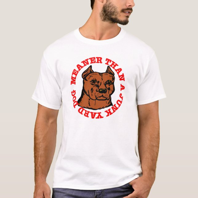 T-shirts Pitbull Junkyard Dog mais médio (Frente)