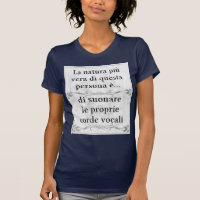 Più vera do natura do La: cantare do vocali do