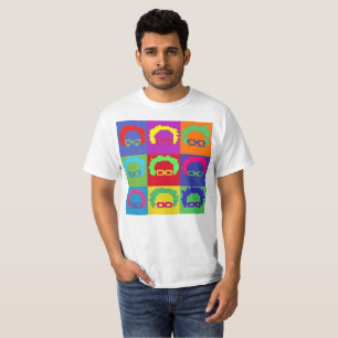 T-shirts Pixel 8bit da arte das máquinas de lixar de Berni